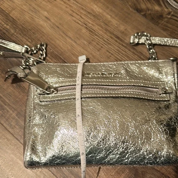 Michael Kors metallic/Shiny Silver Crossbody Bag - Picture 12 of 15